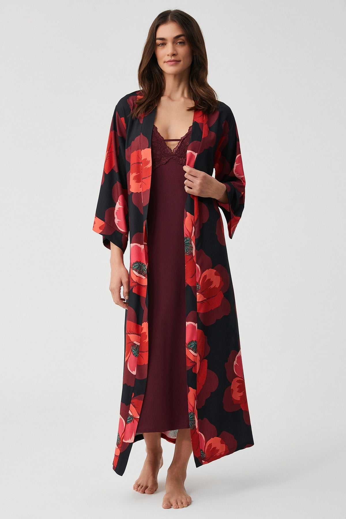 Bordo Lux Mood Robe Set