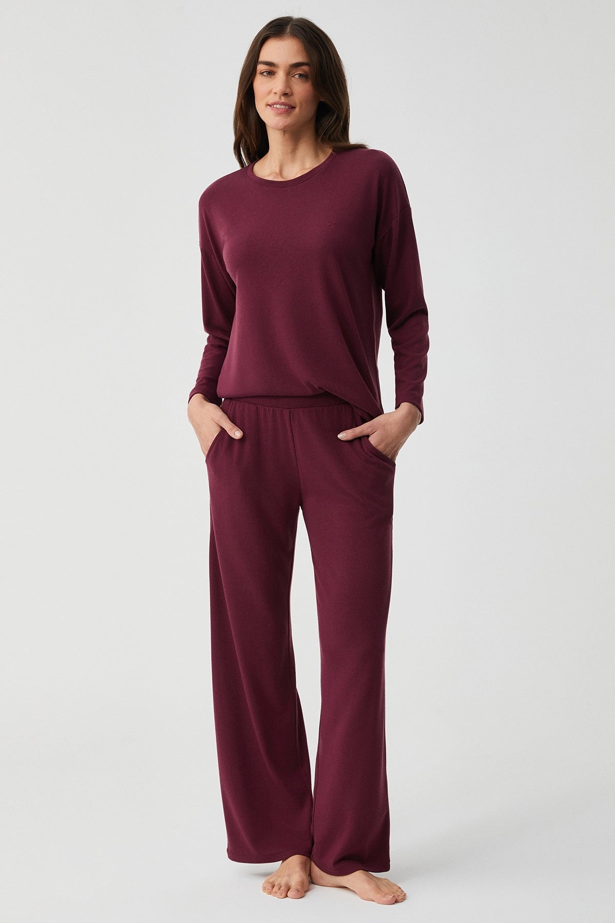 Bordo Comfort Mood Triko Takım