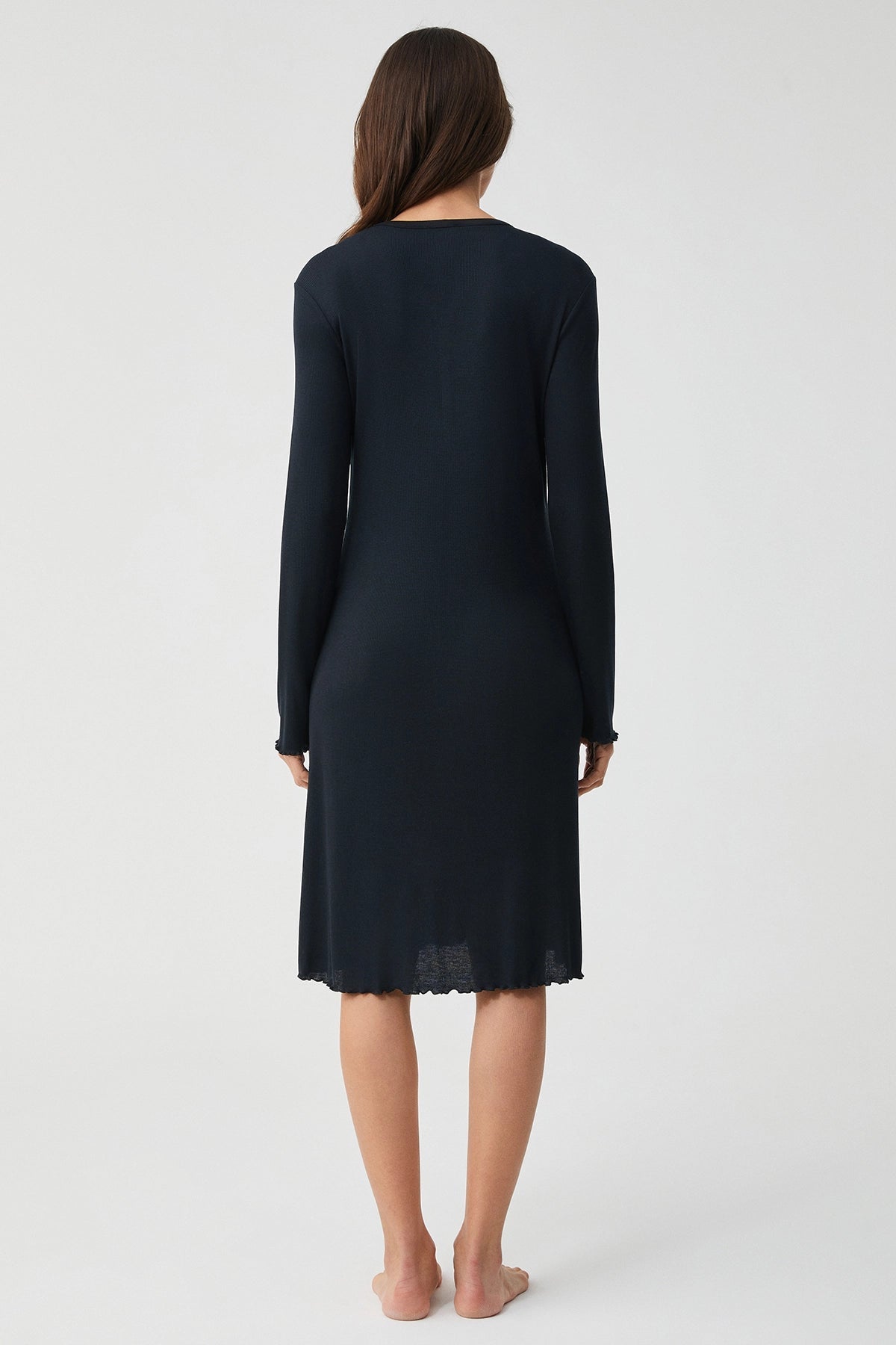 Comfort Mood Siyah Yumuşak Dokulu Elbise