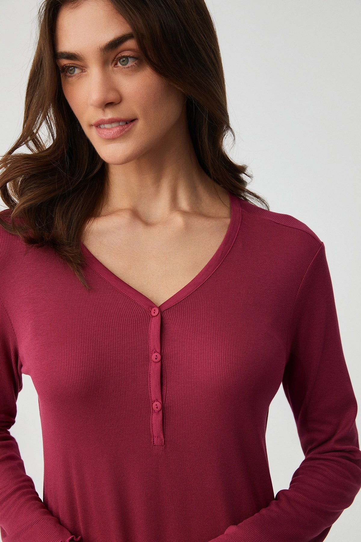 Comfort Mood Vişne Yumuşak Dokulu Elbise