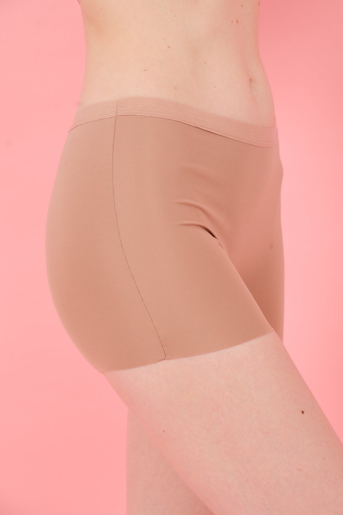 Kadın Basic Lazer Kesim Dikişsiz Boxer Külot