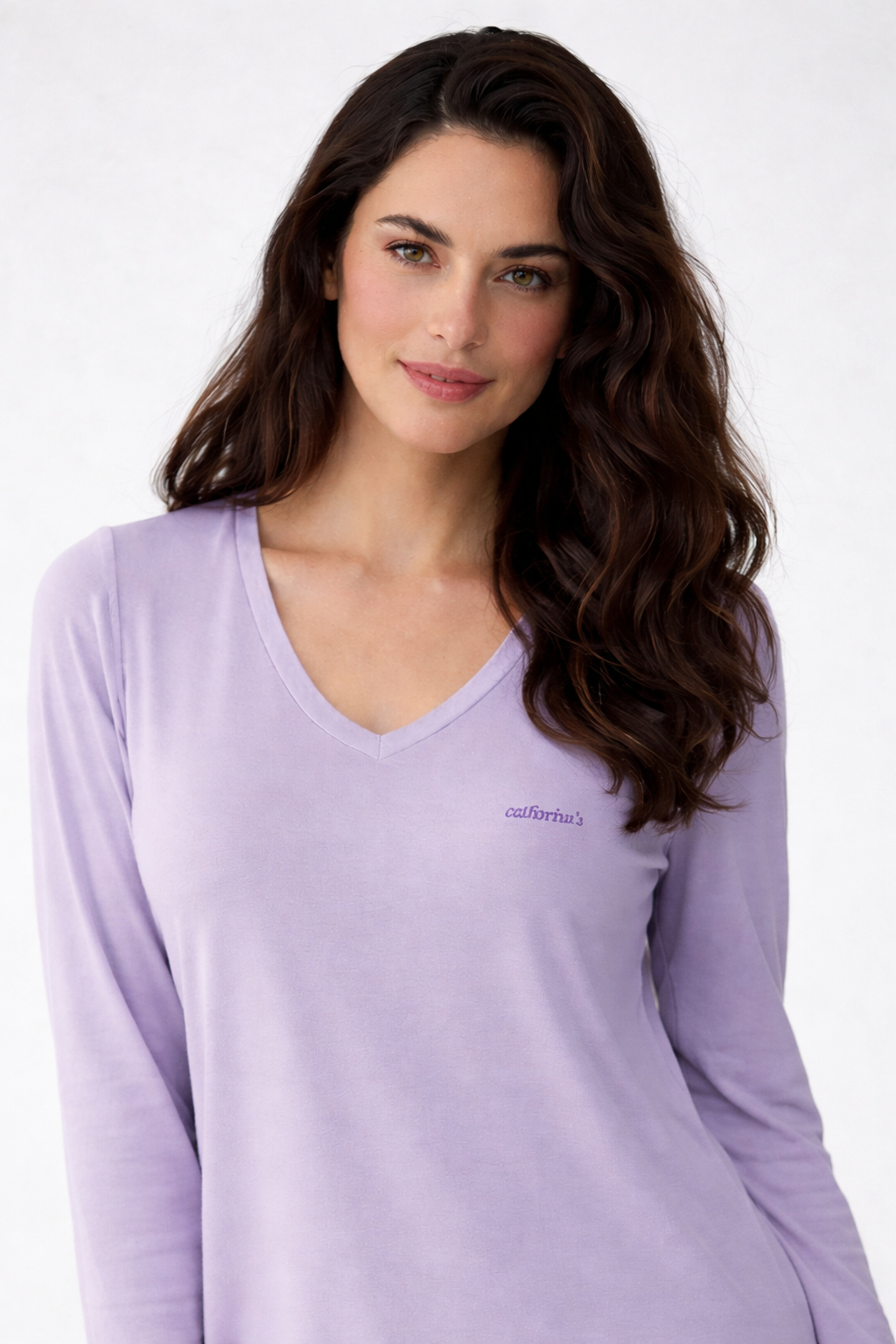 Comfort Feel Lila Uzun Kollu Pijama Takımı